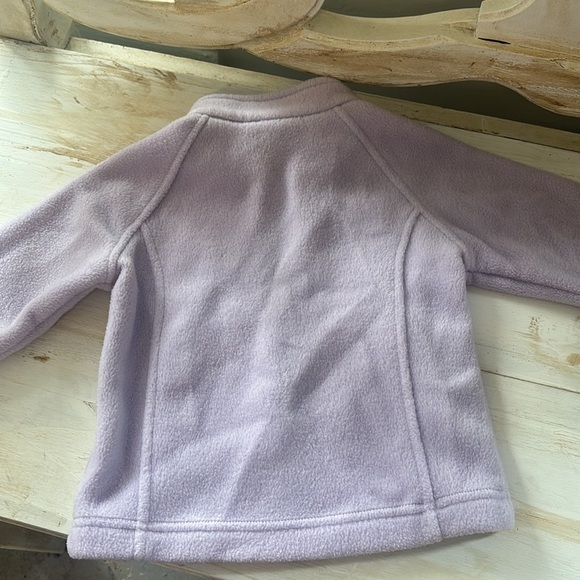 Columbia Lavender Fleece Jacket Size 2t - Picture 3 of 4